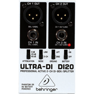 Caja Directa Behringer Para Escenario Y Estudio Di20